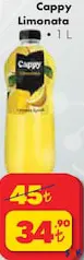 CAPPY LİMONATA 1 L fiyat ve kampanya bilgisi